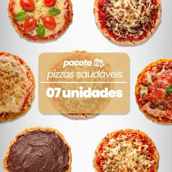 Pacote pizzas saudáveis